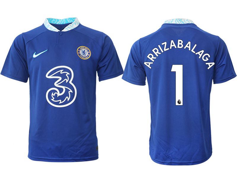 Men 2022-2023 Club Chelsea FC home aaa version blue #1 Soccer Jersey